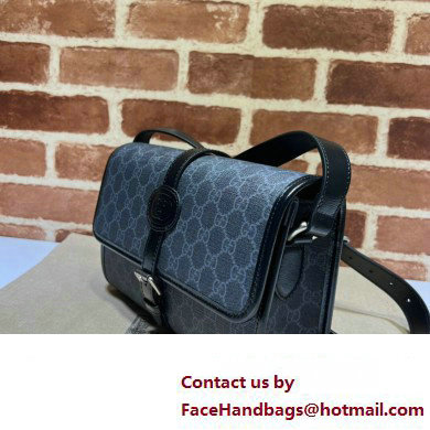 Gucci GG messenger bag with Interlocking G 745679 Black