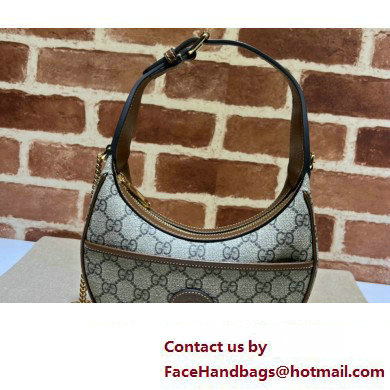 Gucci Half-moon-shaped mini bag with Interlocking G 726843 GG canvas Beige - Click Image to Close