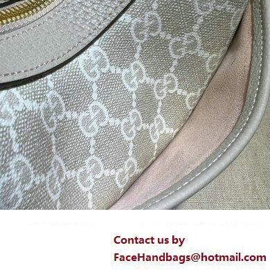 Gucci Half-moon-shaped mini bag with Interlocking G 726843 GG canvas Oatmeal