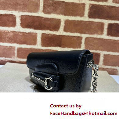 Gucci Horsebit 1955 Mini shoulder bag 774209 Leather Black