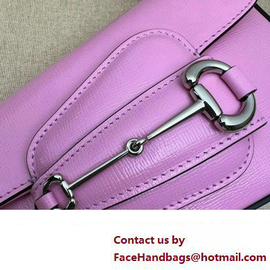 Gucci Horsebit 1955 Mini shoulder bag 774209 Leather Pink