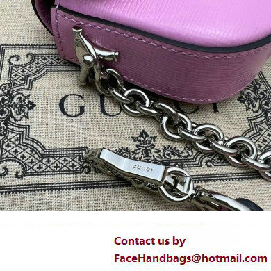 Gucci Horsebit 1955 Mini shoulder bag 774209 Leather Pink