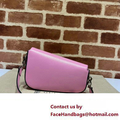 Gucci Horsebit 1955 Mini shoulder bag 774209 Leather Pink