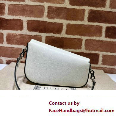 Gucci Horsebit 1955 Mini shoulder bag 774209 Leather White