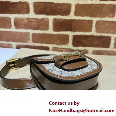 Gucci Horsebit 1955 rounded belt bag 760198 GG Canvas 2024