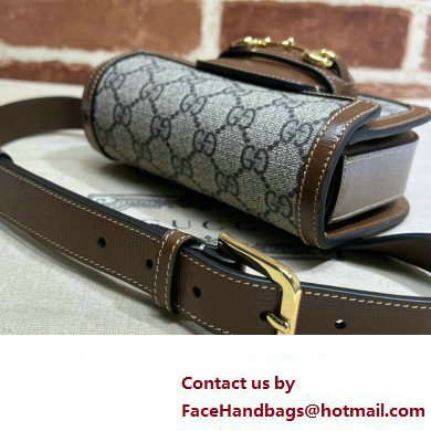 Gucci Horsebit 1955 rounded belt bag 760198 GG Canvas 2024