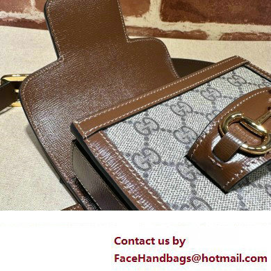 Gucci Horsebit 1955 rounded belt bag 760198 GG Canvas 2024