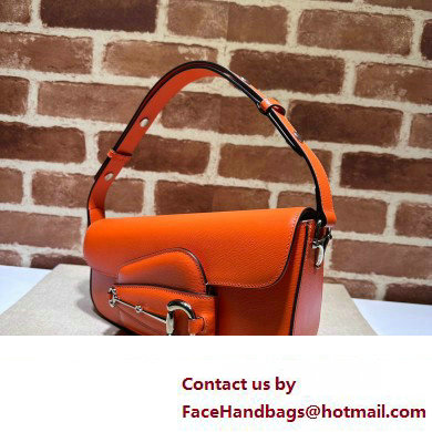 Gucci Horsebit 1955 small shoulder bag 764155 Leather Orange