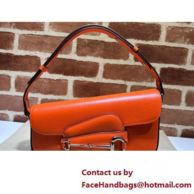 Gucci Horsebit 1955 small shoulder bag 764155 Leather Orange