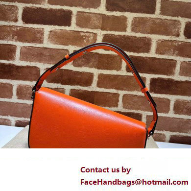 Gucci Horsebit 1955 small shoulder bag 764155 Leather Orange