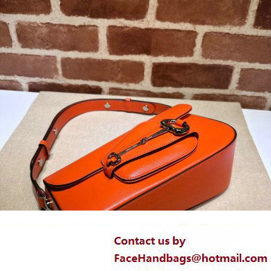 Gucci Horsebit 1955 small shoulder bag 764155 Leather Orange