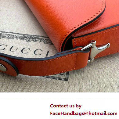 Gucci Horsebit 1955 small shoulder bag 764155 Leather Orange