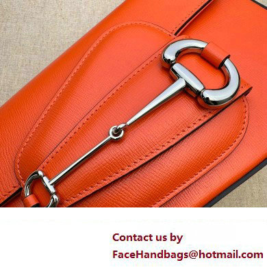 Gucci Horsebit 1955 small shoulder bag 764155 Leather Orange