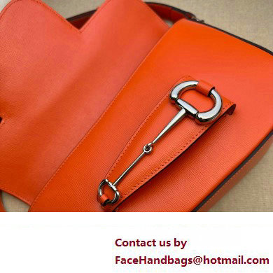 Gucci Horsebit 1955 small shoulder bag 764155 Leather Orange