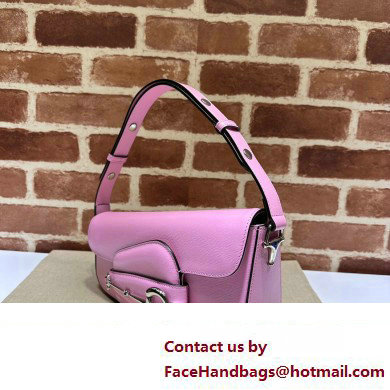 Gucci Horsebit 1955 small shoulder bag 764155 Leather Pink - Click Image to Close