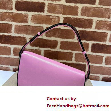 Gucci Horsebit 1955 small shoulder bag 764155 Leather Pink