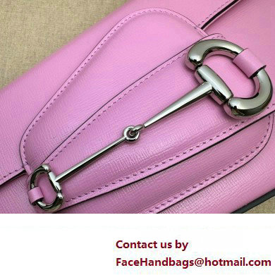 Gucci Horsebit 1955 small shoulder bag 764155 Leather Pink