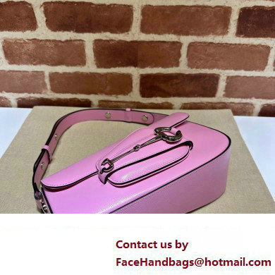 Gucci Horsebit 1955 small shoulder bag 764155 Leather Pink