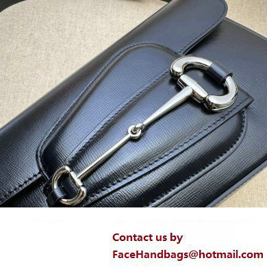 Gucci Horsebit 1955 small shoulder bag 764155 leather Black