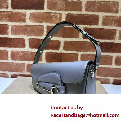 Gucci Horsebit 1955 small shoulder bag 764155 leather Gray