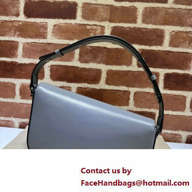 Gucci Horsebit 1955 small shoulder bag 764155 leather Gray