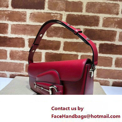 Gucci Horsebit 1955 small shoulder bag 764155 leather Red