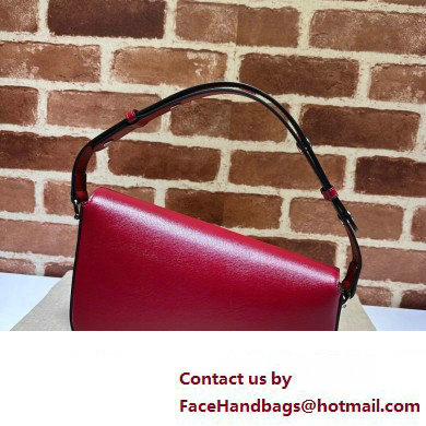 Gucci Horsebit 1955 small shoulder bag 764155 leather Red