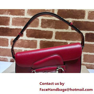 Gucci Horsebit 1955 small shoulder bag 764155 leather Red