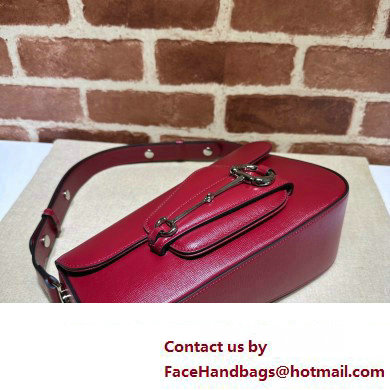 Gucci Horsebit 1955 small shoulder bag 764155 leather Red