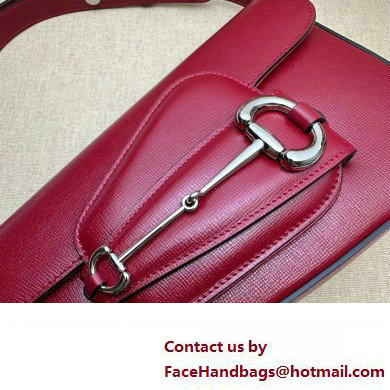 Gucci Horsebit 1955 small shoulder bag 764155 leather Red