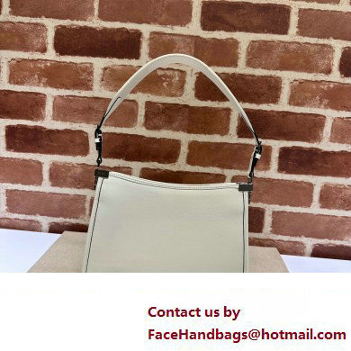 Gucci Horsebit Slim small shoulder bag 764191 Leather White