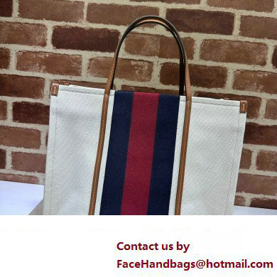 Gucci Medium Interlocking G tote bag 727721 White cotton canvas 2024