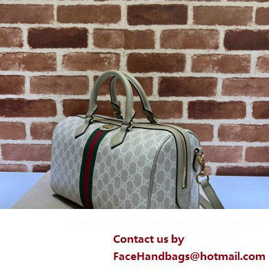 Gucci Ophidia GG medium top handle bag 772065 Beige and white GG Supreme canvas 2024