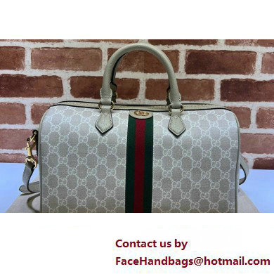 Gucci Ophidia GG medium top handle bag 772065 Beige and white GG Supreme canvas 2024