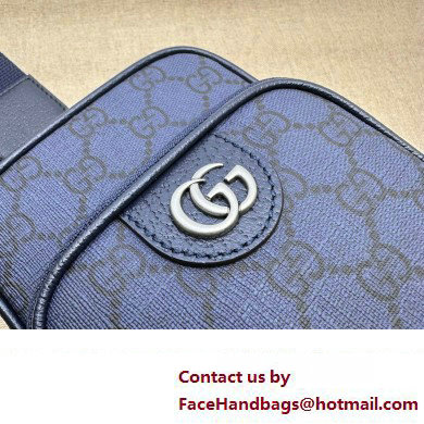 Gucci Ophidia GG mini bag 752565 Blue and dark blue GG Supreme canvas 2024