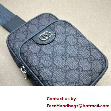 Gucci Ophidia GG mini bag 752565 Grey and black GG Supreme canvas 2024