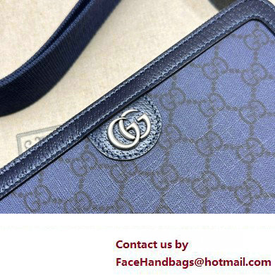 Gucci Ophidia GG mini bag 771174 GG canvas Blue