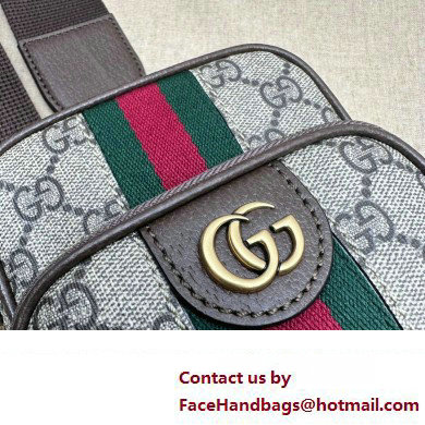 Gucci Ophidia GG mini bag with Web 752565 beige and ebony Supreme 2024