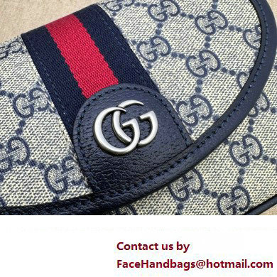 Gucci Ophidia GG mini shoulder bag 772239 Beige and blue GG Supreme canvas 2024