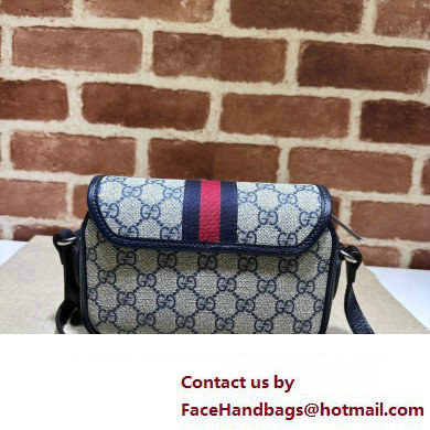 Gucci Ophidia GG mini shoulder bag 772239 Beige and blue GG Supreme canvas 2024