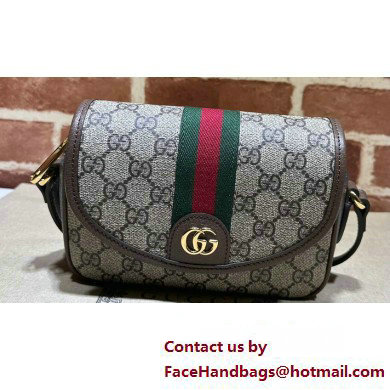 Gucci Ophidia GG mini shoulder bag 772239 Beige and ebony GG Supreme canvas 2024