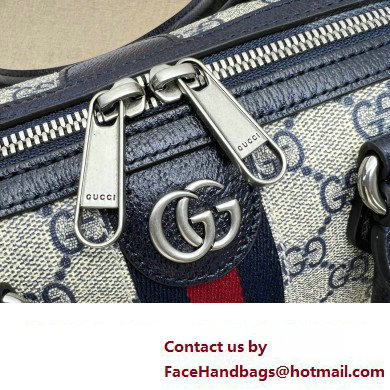 Gucci Ophidia GG mini top handle bag 772053 Beige and blue GG Supreme canvas 2024