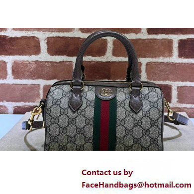 Gucci Ophidia GG mini top handle bag 772053 Beige and ebony GG Supreme canvas 2024 - Click Image to Close