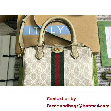 Gucci Ophidia GG mini top handle bag 772053 Beige and white GG Supreme canvas 2024 - Click Image to Close