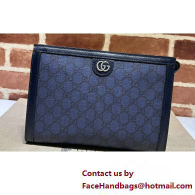 Gucci Ophidia GG pouch bag 760243 Blue 2024