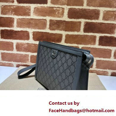 Gucci Ophidia GG pouch bag 760243 Gray 2024