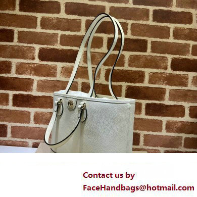 Gucci Ophidia mini tote bag 765043 Leather White 2024