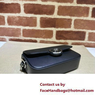 Gucci Petite GG Super mini bag 760194 Leather Black