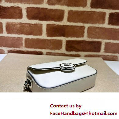 Gucci Petite GG Super mini bag 760194 Leather White