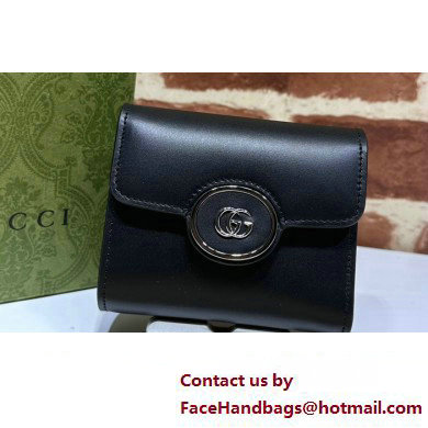 Gucci Petite GG medium wallet 760197 Leather Black